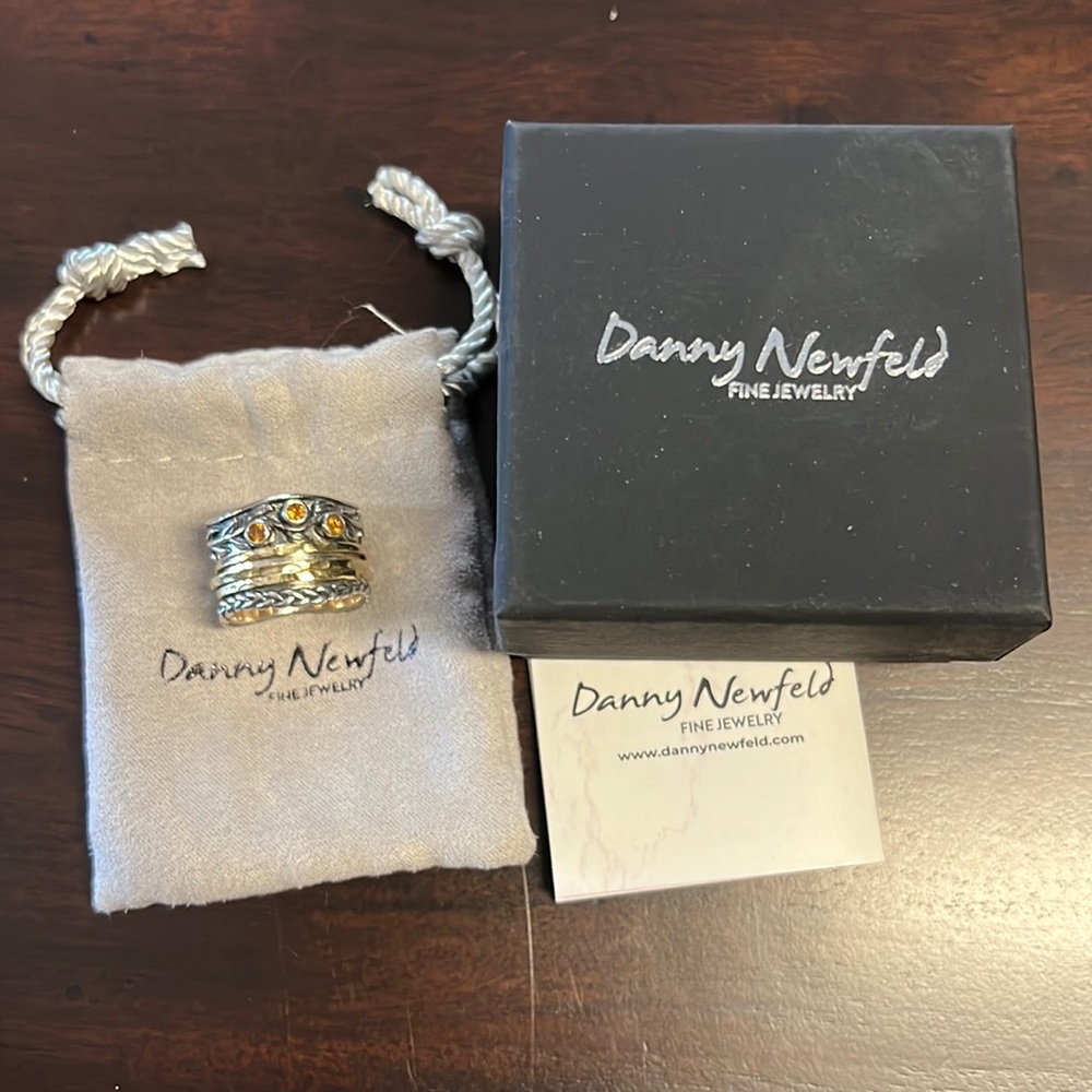 Sterling silver spinner ring